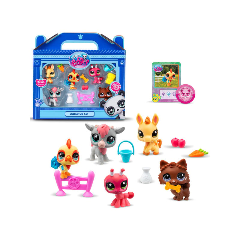 Pack De 5 Littlest Pet Shop Collector Set