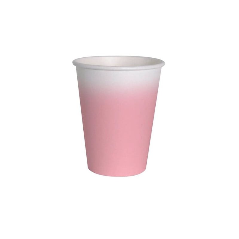 8 Vasos Fucsia