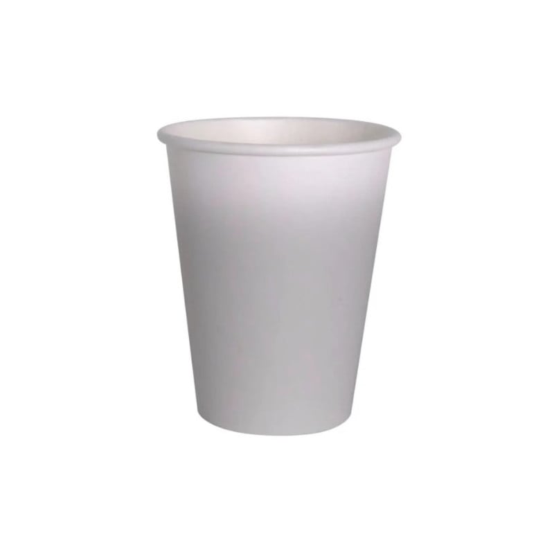 8 Vasos de Cartón Gris