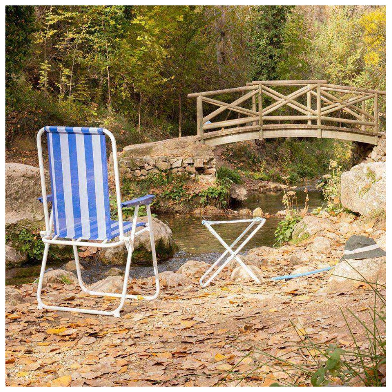 Silla Fija Plegable Hierro