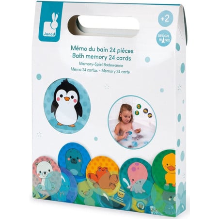 Juego de Memoria para Baño 24 Cartas