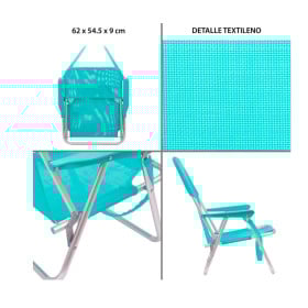 Silla Fija Playa Aguamarina 2