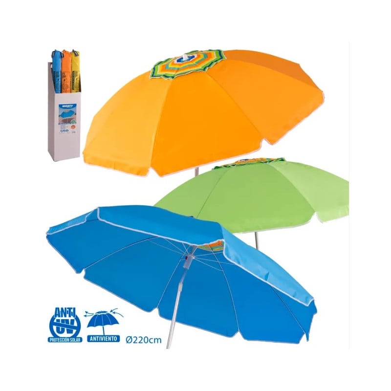 Sombrilla Antiviento 220cm