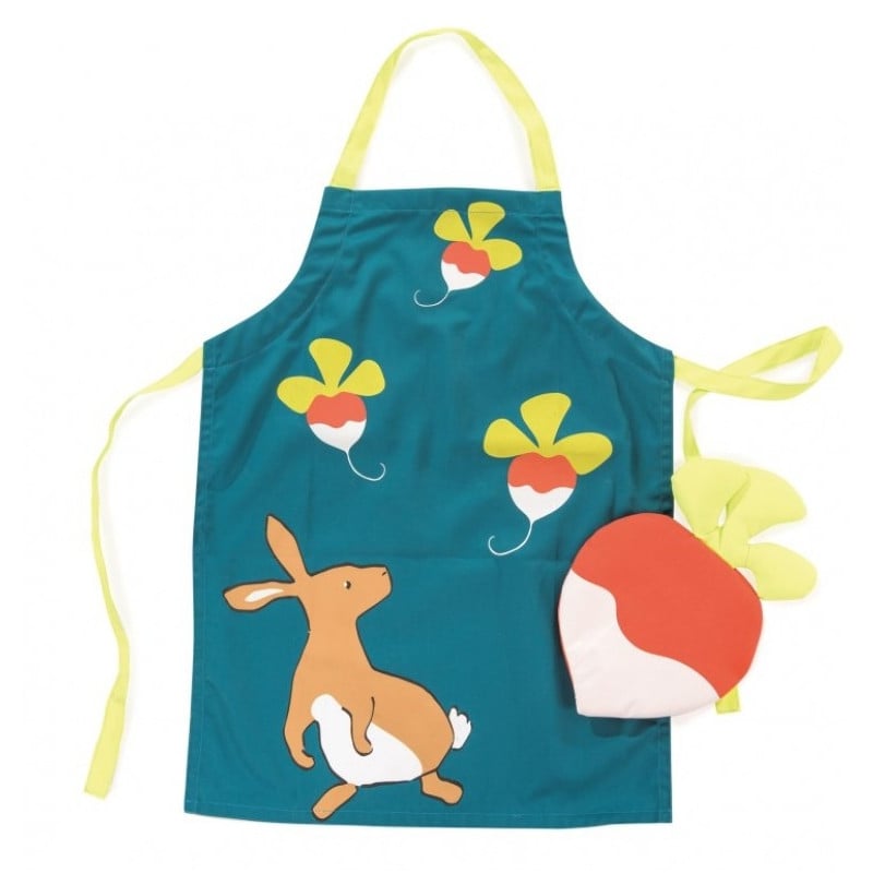 Delantal Y Manopla Rabano