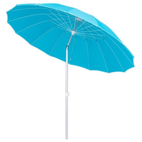 Parasol Fibra Carbono Azul 250cm