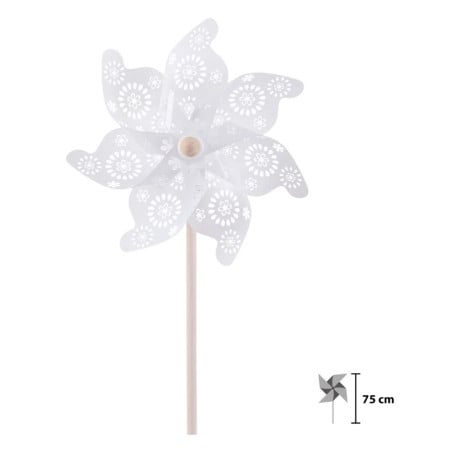 Molinillo Jardín Blanco 31x75 Cm