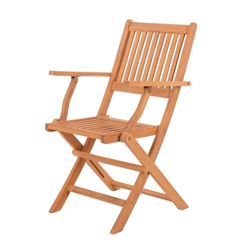 Silla Brazos Madera Natural