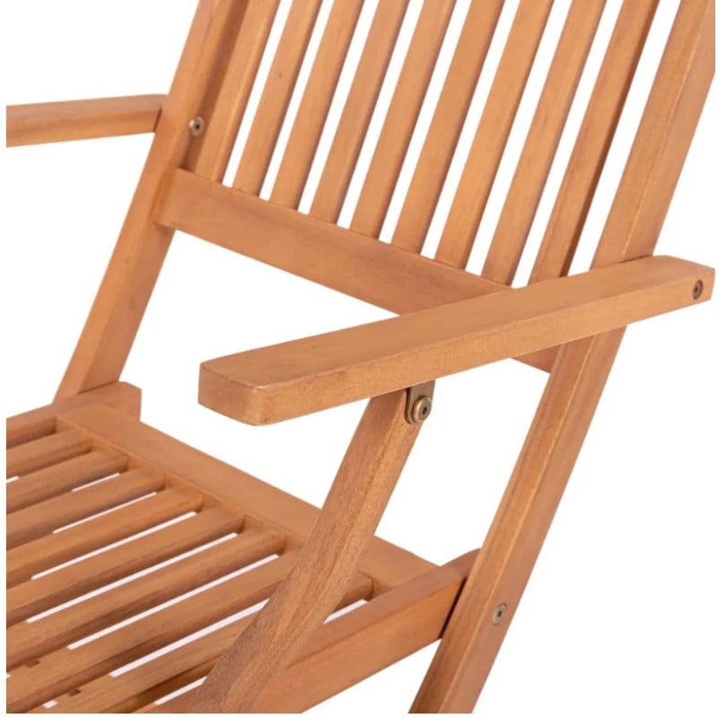 Silla Brazos Madera Natural