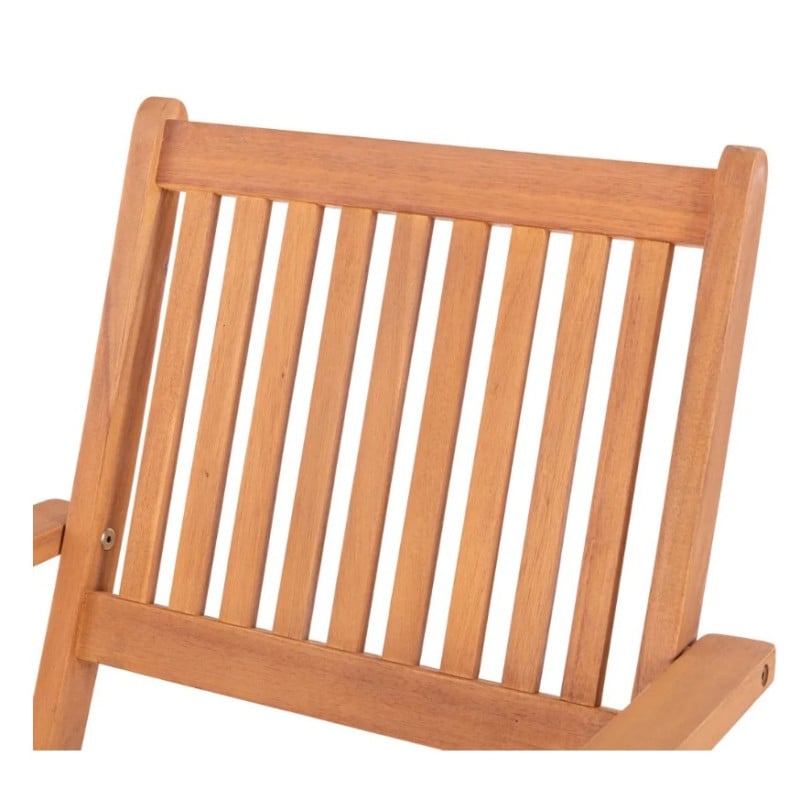 Silla Brazos Madera Natural