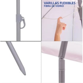 Sombrilla Neon 220cm 2