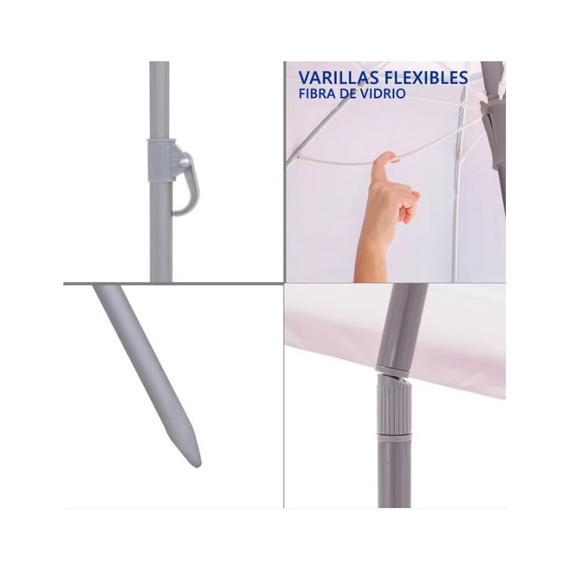 Sombrilla Neon 220cm