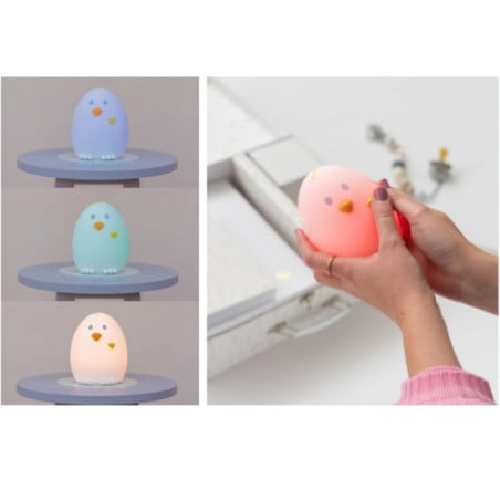 Lámpara De Luz Nocturna Infantil Eggie