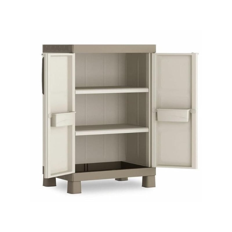 Armario Polipropileno Blanco/Gris