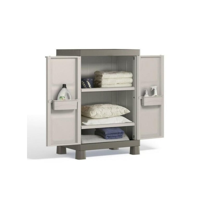 Armario Polipropileno Blanco/Gris