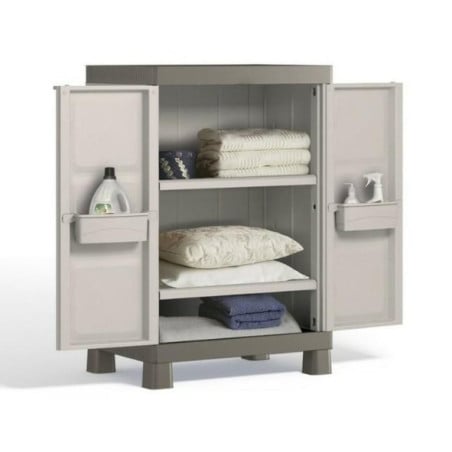 Armario Polipropileno Blanco/Gris