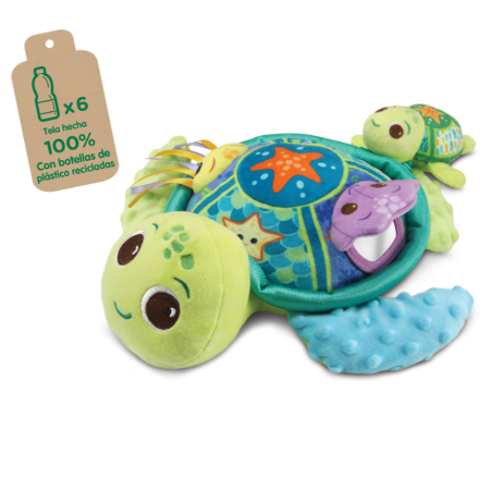 Eco Tortuga Y Su Bebe Peluche