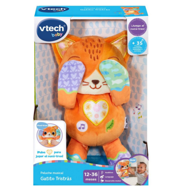Peluche Musical Gatito Tristras