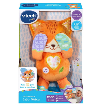 Peluche Musical Gatito Tristras
