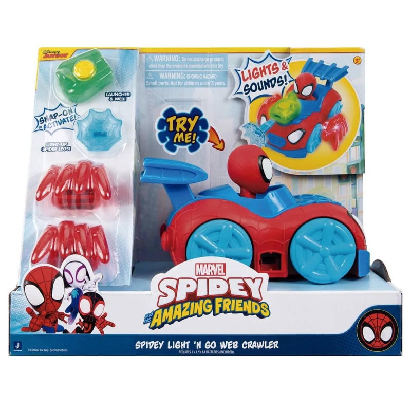 Spidey & Friends Vehiculo Luces & Go