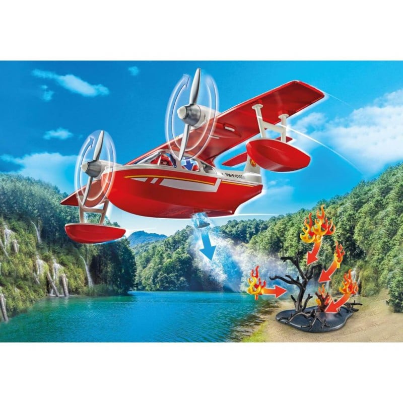 Hidroavión De Bomberos Playmobil