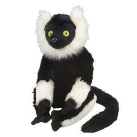 Peluche Lémur Blanco y Negro