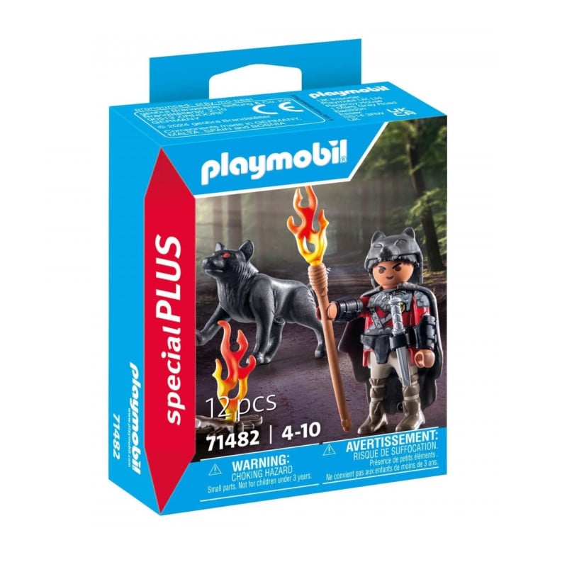 Guerrero Con Lobo Playmobil