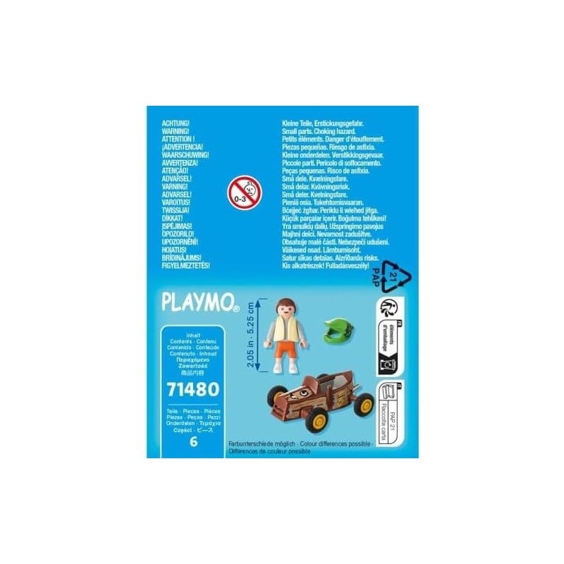Niño Con Kart Playmobil