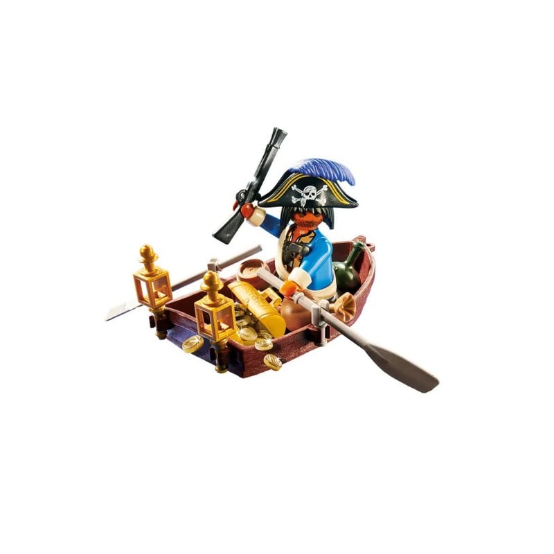 Pirata Con Bote Playmobil