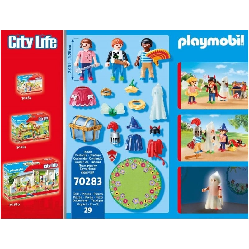 Niños Con Disfraces Playmobil
