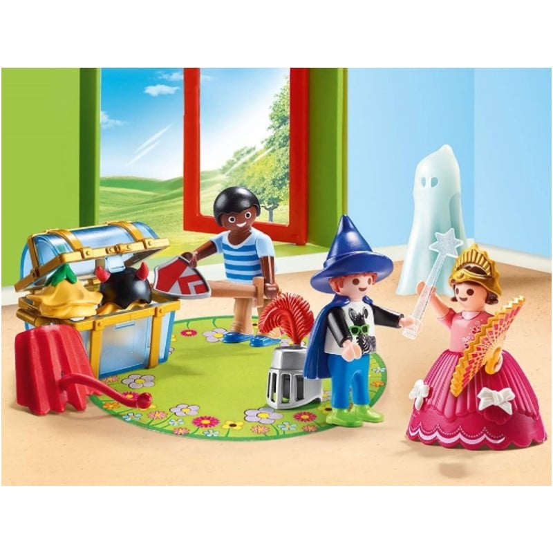 Niños Con Disfraces Playmobil