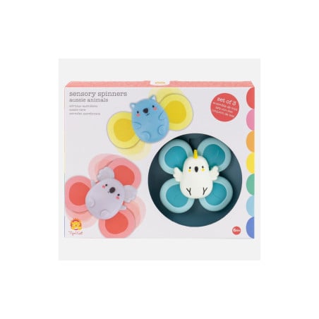 Pack 3 Spinners Sensoriales Animales Pack 3 Spinners Sensoriales Animales