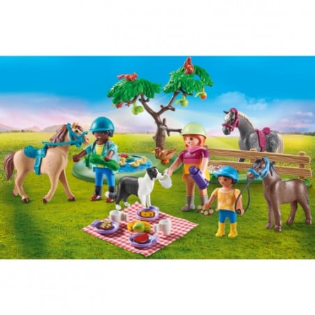 Excursión De Picnic Con Caballos Playmobil