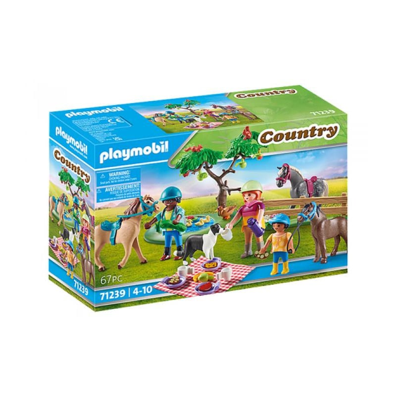Excursión De Picnic Con Caballos Playmobil