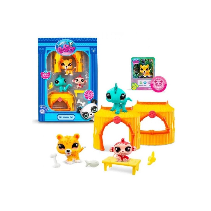 Tiki Set Jungla Mascotas Little Pet Shop