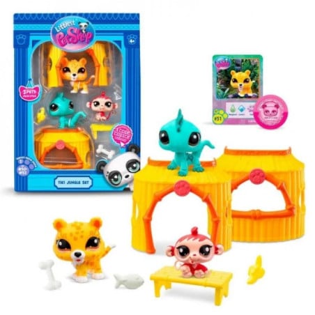Tiki Set Jungla Mascotas Little Pet Shop