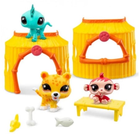 Tiki Set Jungla Mascotas Little Pet Shop