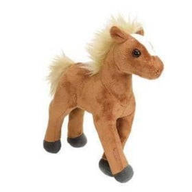Peluche Mini Potro de Piel Marrón