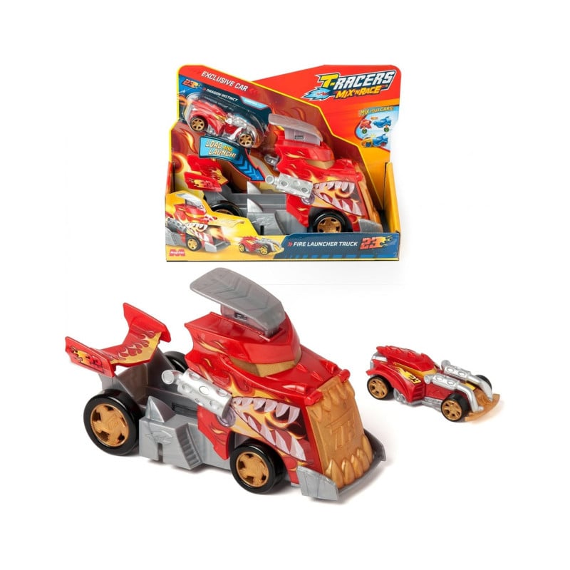 T-Racers Camión Lanzador Fire Launcher