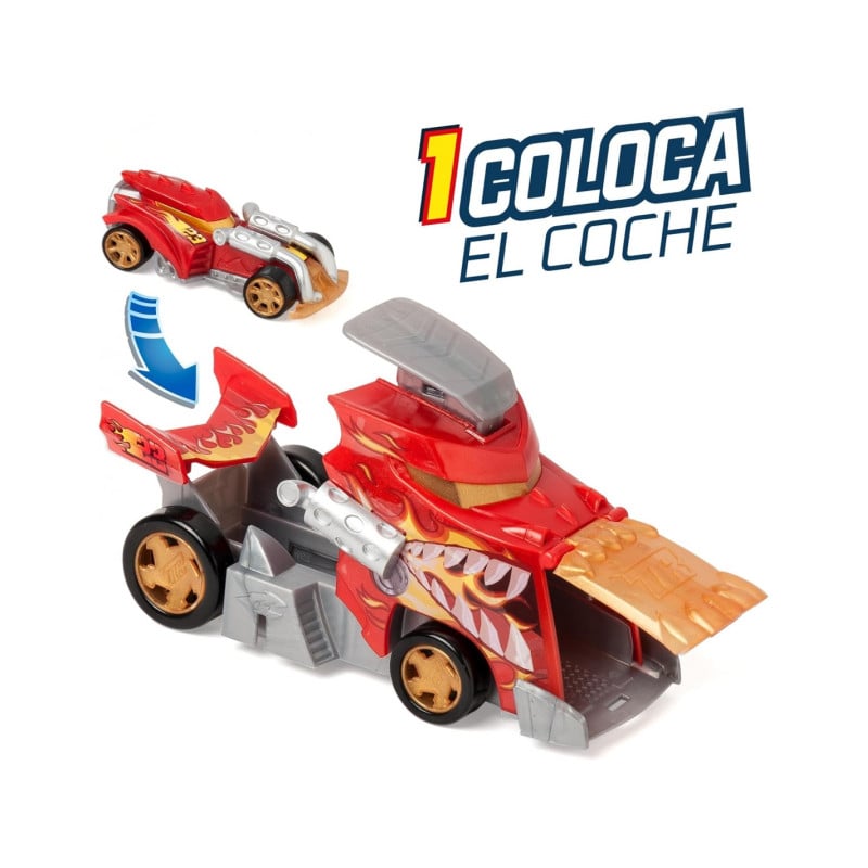 T-Racers Camión Lanzador Fire Launcher