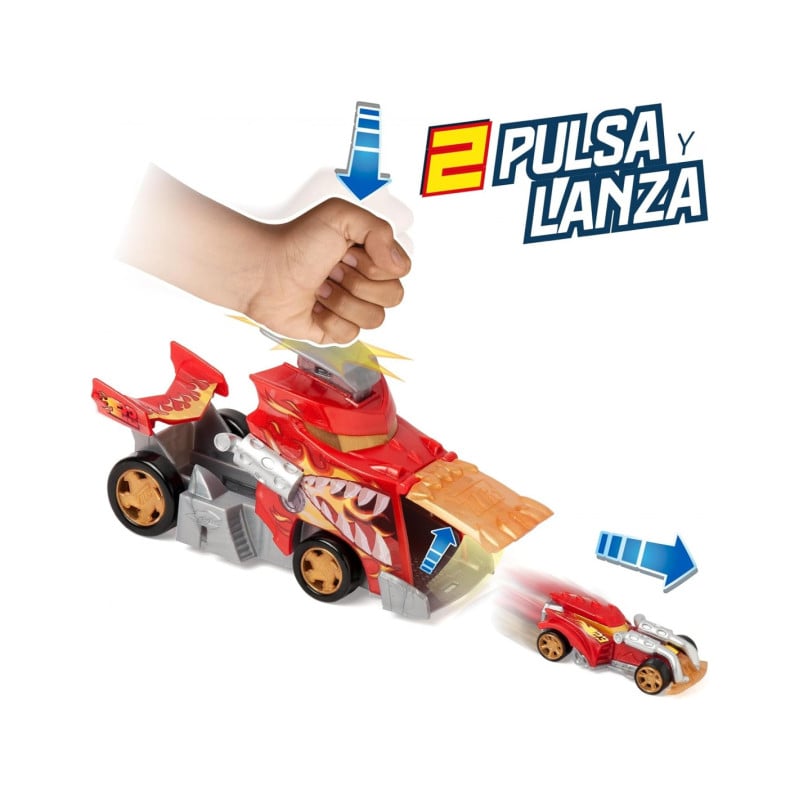 T-Racers Camión Lanzador Fire Launcher