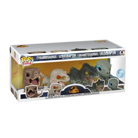 Funko Pop Jurassic World Pack 4
