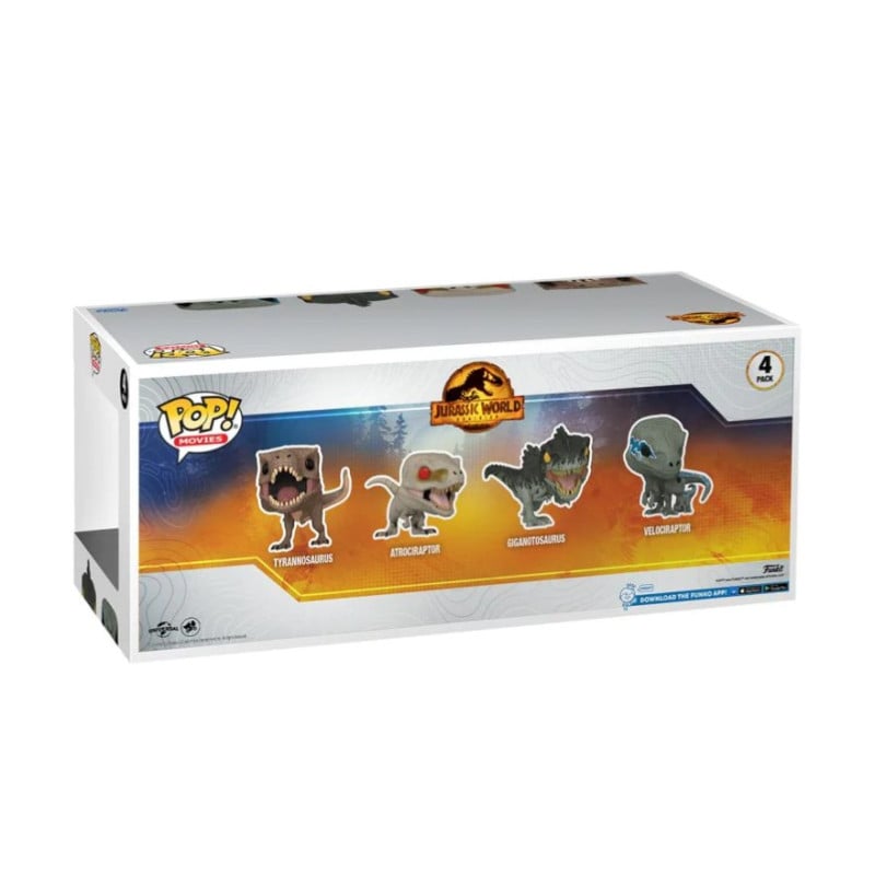 Funko Pop Jurassic World Pack 4