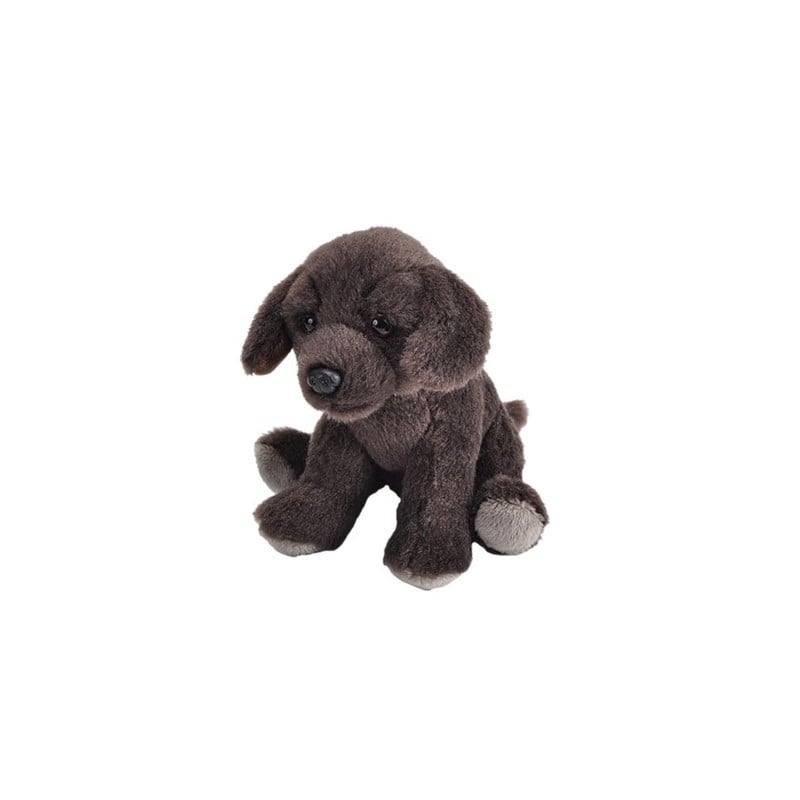 Peluche Pocketkins Labrador Chocolate