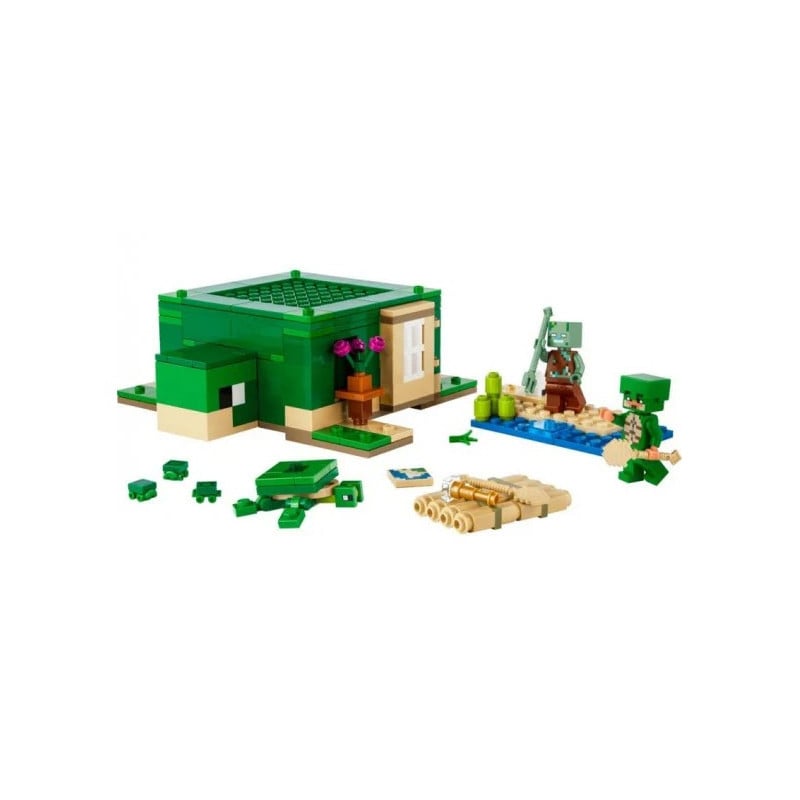 La Casa Tortuga De La Playa LEGO Minecraft