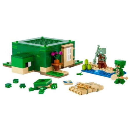 La Casa Tortuga De La Playa LEGO Minecraft
