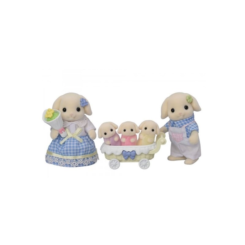Sylvanian Famliies Familia Conejos Flora