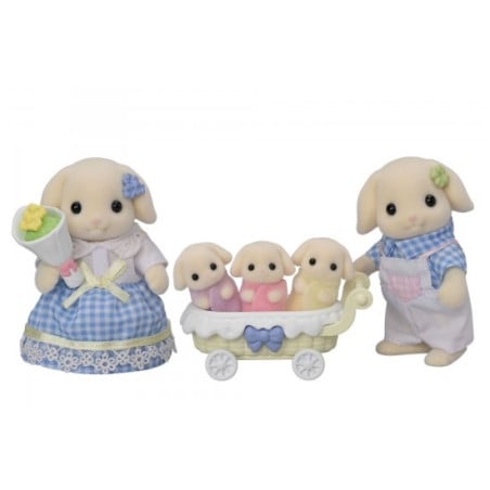 Sylvanian Famliies Familia Conejos Flora