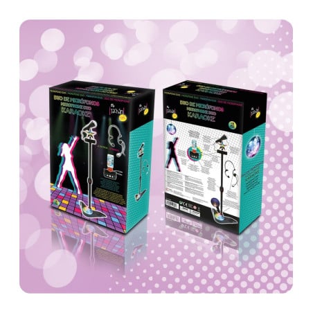 Microfono De Karaoke De Pie Disco