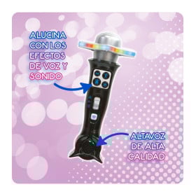 Microfono De Karaoke Disco Bluetooth 2