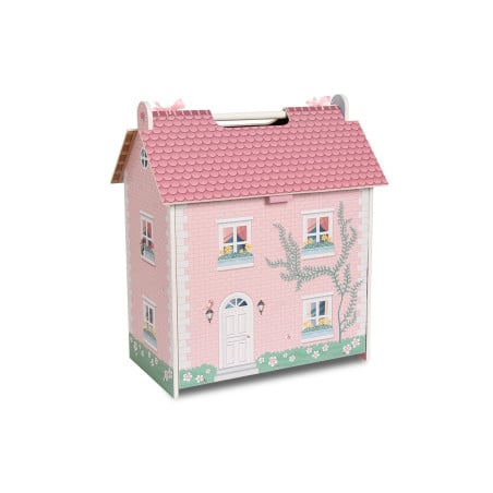 Casa De Madera De Muñecas Pocket Portati